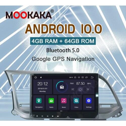 Android Radio For Hyundai Elantra 6 2015 2016 2017 2018 Multimidia Video Player 2 Din DSP GPS Car Navigaion Split Screen Freemap