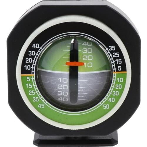 Multifunction Level Tilt Gauge Indicator Gradient Angle Slope Meter Balancer Tool Cars Accessory