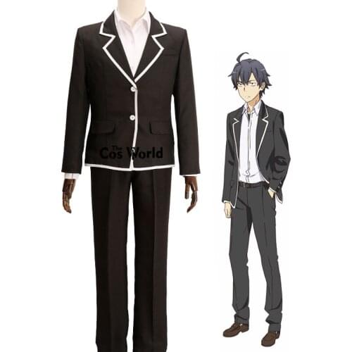 My Youth Romantic Comedy Is Wrong As I Expected Hikigaya Hachiman School Uniform Outfit Anime Cosplay Costumes
