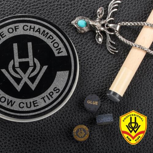 HOW Billiard Pool Cue Tip S/M/H 14MM 8 Layers Of Pig Skin Uniform Durable Hardness Flexibility Professional Billiard Accessory