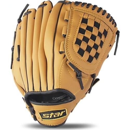 Catchers Major Baseball Glove Leather Adult Yellow Equipments Men Baseball Glove Righthand Fielding Guante De Beisbol Softball 5