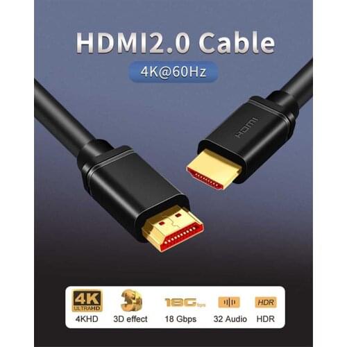 HDMI Cable 4K@60HZ HDMI Splitter Cable for Xiaomi Mi Box TV Box PS4 HDMI Switch HDMI to HDMI 2.0 Audio Cable HDMI Cable