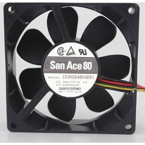 Brand new original 109R0848K4D07 48V 0.1A 8CM 8025 cooling fan