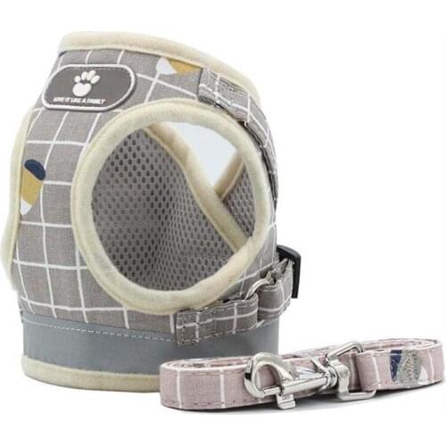 Reflective Breathable Carrying Breast Straps Pet Supplies Vest-style Cat and Dog Leash
