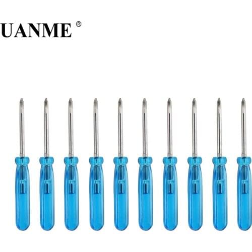 UANME Tiny 2.0mm Phillips Flat Cross Mini Screwdriver Blue Pedometer Dedicated Small Screwdriver 20PCS/LOT