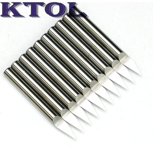 High-Precision 40 Angle 4x 0.2mm PCB CNC Router V Bit Solid Carbide End Mills Set,CNC End Mill Bits Cutter for Metal Engraving