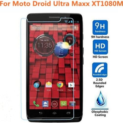Tempered Glass For Motorola Droid Ultra Maxx Screen Protector protective film For Moto XT1080 XT1080M Glass