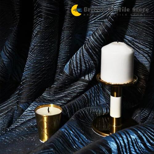 New Curtains Blackout Curtain Cloth Wholesale Italian Art Design Finished Modern Nordic Living Room Bedroom Study Room Curtains