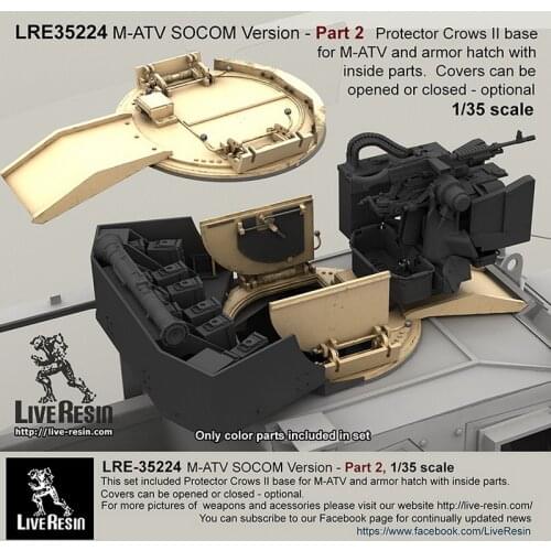 Live Resin LRE-35224 1/35 M-ATV SOCOM Version upgrade. Part 2