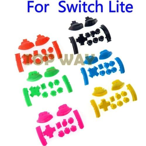 10sets Replacemen For Nintendo Switch Lite L R ZL ZR ABXY button replacement for NS Lite game console