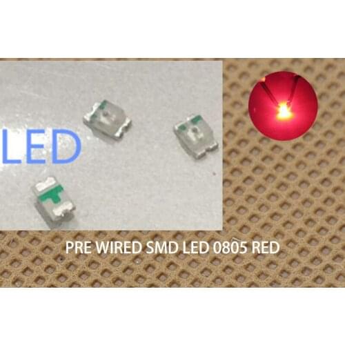 2000piece/lot FOR 100%new Red 0805 SMD Chip LED Red Smds Red Rouge rojo rosso Rood Deep High brightness 0.8 thickness