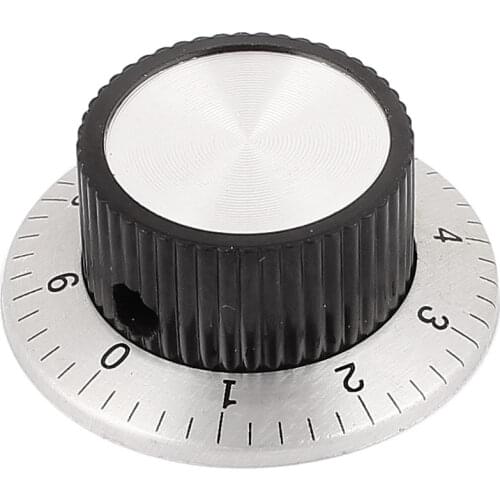 UXCELL 36Mmx15mm Aluminum Potentiometer Control Volume Rotary Digital Knob Cap