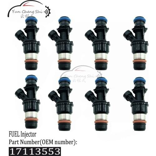FUEL INJECTOR 8171136980 FJ10062 AP02 FJ315 17113553 17114502 For Buick Hummer Isuzu CADILLAC CHEVROLET GMC 4.8L 5.3L 6.0L
