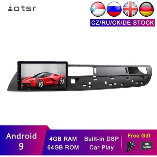 AOTSR Android 9 4+64G Car Player Eight Cores PX5 2 DIN Radio For Citroen C5 2008 - 2017 Head Unit GPS Navigation DSP CarPlay