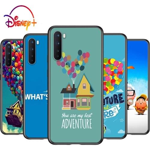 Soft TPU +ShocDisney Up proof Silicone Cover for OnePlus Nord N100 N10 8T 8 7T 7 6T 6 5T Pro Black Phone Case