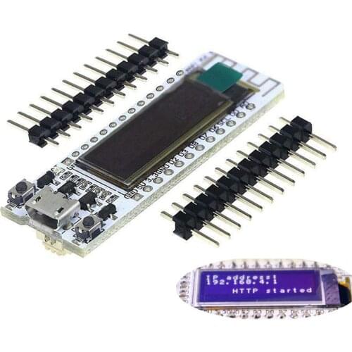 ESP8266 OLED WiFi Kit 0.91 Inch Blue OLED Display WiFi+Bluetooth CP2014 Internet Development Board for Arduino ESP8266 NodeMCU