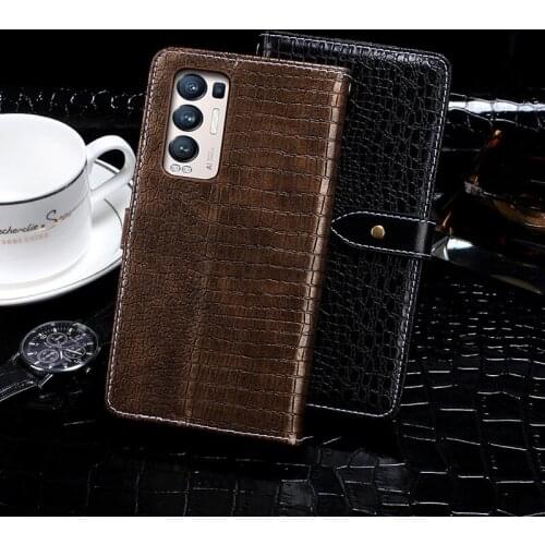 Leather Case For OPPO Reno 5 Pro+ 5G Coque TPU Silicone Case Flip Cover Skin Wallet For OPPO Reno5 Pro+ 5G Fundas Etui Bags