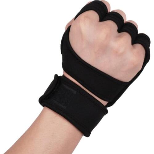 Men Women Anti-slip Breathable Cycling Gym Fitness Workout Wrist Support Gloves Pain Relief Wrist Support Hand Brace
