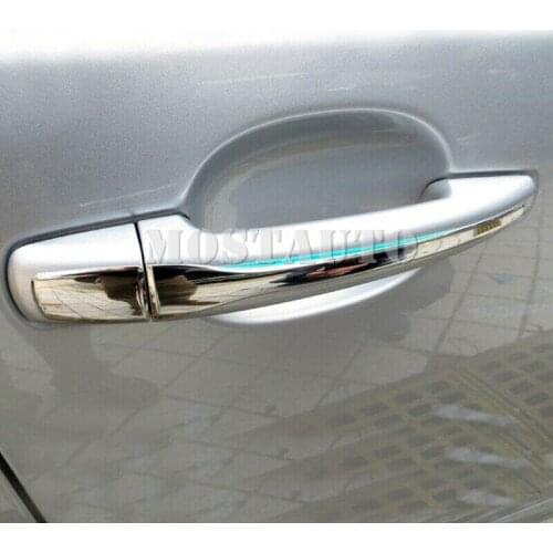 For Peugeot 3008 2009-2015 Stainless Steel Car Door Handle Cover Trim 8pcs Car Accessories Interior Car Decor Car Trim