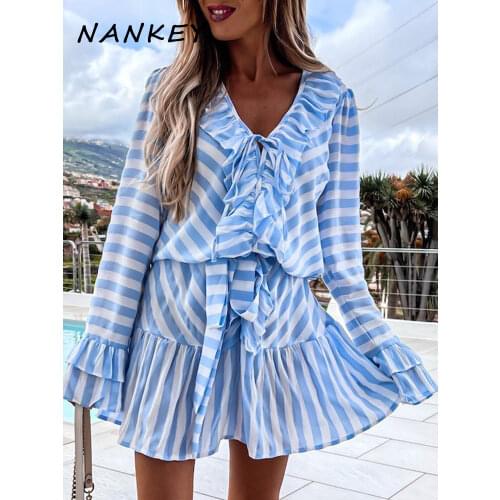 Женские рубашки с рюшами NANKEYSTAR China At AliExpress