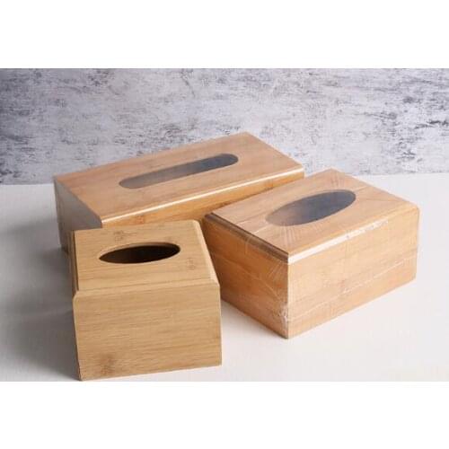 Natural, healthy and environmentally friendly bamboo paper towel box Product name: bamboo tissue box