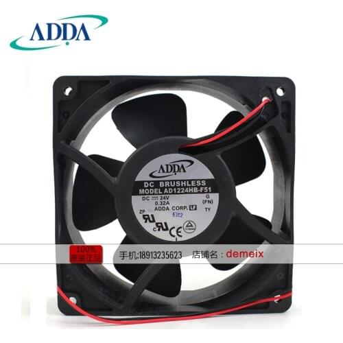 NEW ADDA AD1224HB-F51 12038 24V 0.32A ball bearing server cooling fan