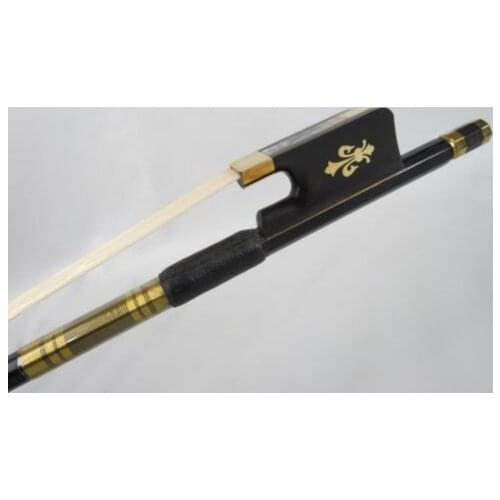 New cello bow.strong black Carbon fiber CELLO bow 4/4,ebony frog