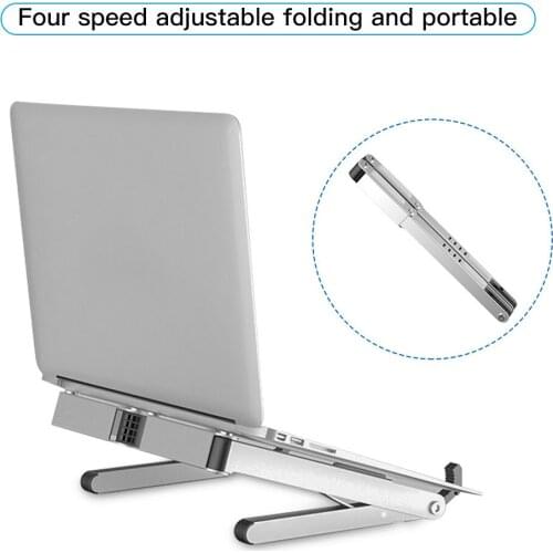Laptop Cooling Stand Notebook Computer Folding Holder Aluminum Alloy Adjustable Cooling Bracket