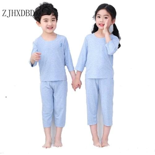 3-13Y Toddler Girls Pajamas Suit New Baby Sleepwear Cotton Kids Pyjamas Sets Children Nightwear Children Home Wear Kids Clothes