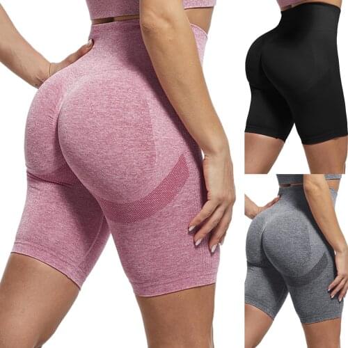 Butt Scrunch Seamless Leggings For Women High Waisted Booty Workout Yoga Pants Ruched Butt Lift Textured Tights Workout Shorts