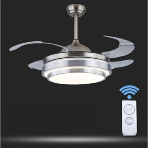 Ceiling fan light LED invisible ceiling light remote control ceiling lamp 36 inch 42 inch 110v/220V