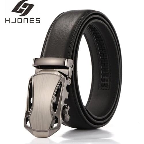 HJones NEW Fashion 2021 Men Strap new style Male Metal Automatic Buckle Brand For Classic Men Cowhide Belt PK3022