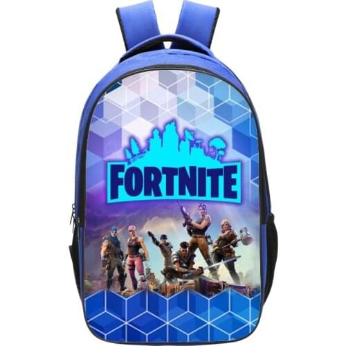 Men Backpack Fortnites Fortress Knapsack Boy Kids Unisex Cartoon Game Figure Rucksack High Capacity Schoolbag Student Bookbag