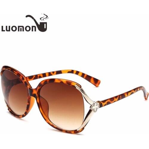LUOMON Oversized Classic Sunglasses Women luxury Summer Elegant Lens Outdoor Eyewear Brand Designer UV400 Oculos De Sol