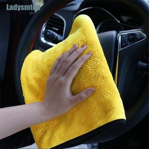Super Absorbent Car Wash Microfiber Towel Car Cleaning Drying Cloth Large Size 30*30cm Hemming Car Care Cloth Detailing Towel