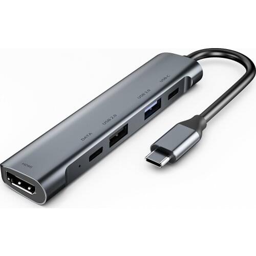 USB C HUB Type C to Multi USB 3.0 HUB HDMI Adapter 5In1Dock for MacBook Pro Huawei Mate 30 USB-C 3.1 Splitter Port Type C
