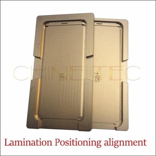 High Precision Aluminium Metal Alignment LCD Glass OCA Lamination Positioning Mould Mold for Samsung Galaxy S8 G950 S8 plus G955
