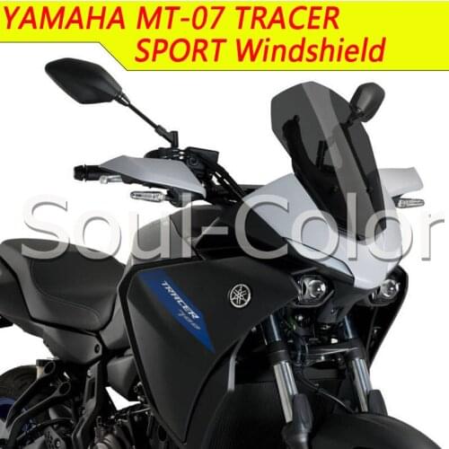 Motorcycle Parts Touring Sports Screen WindScreen Windshield Deflector For YAMAHA MT07 MT-07 Tracer MT 07 2020 2021 Tracer700