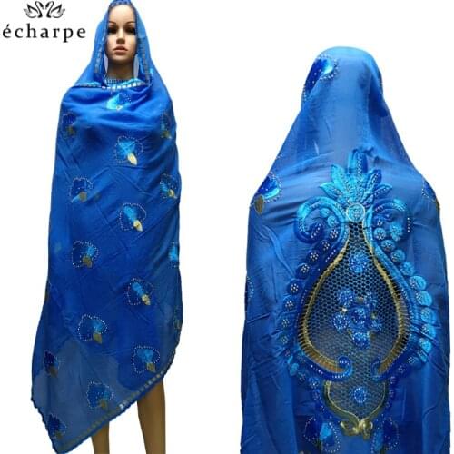 African women scarf , Cotton embroidered headscarf,Double-sided style scarf type,New scarf shawl EC153