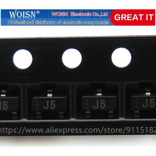 100PCS S9014 9014 SOT23 SOT SMD J6 SOT-23 SOT23-3 transistor New original In Stock