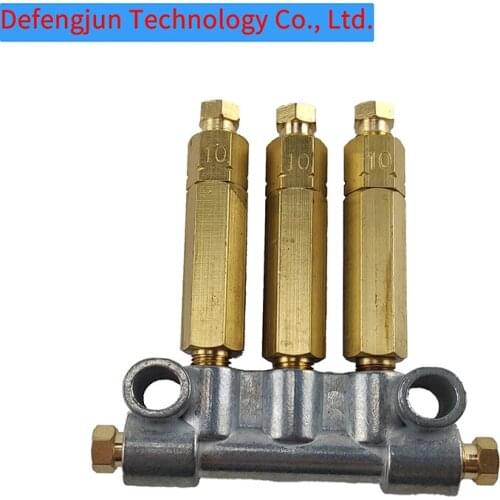 3 Ways Detective Oil Distributor Value Manifold Block For Centralized Lubrication System