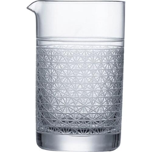 600ml Hand Blown Engraving Cocktail Mixing Glass