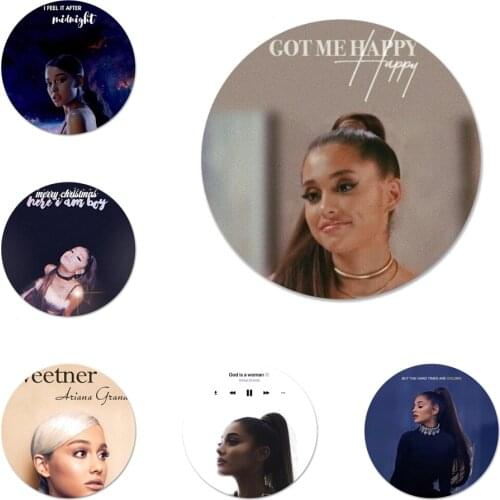 Ariana Grande Rainbow Sweetener Badge Brooch Pin Accessories For Clothes Backpack Decoration gift