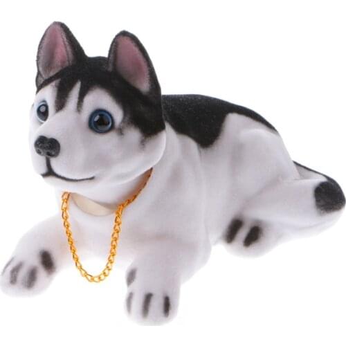 Car Styling Ornament Shaking Nodding Head Dog Doll Cute Bobblehead Auto Interior