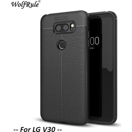 WolfRule For Cover LG V30 Case Anti knock Soft TPU Mobile Phone Case For LG V30 Cover For Coque LG V 30 Case 6.0 inch Coque