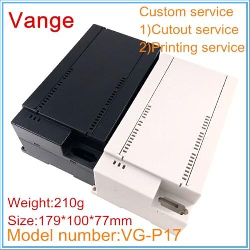 1pcs/lot black control module project box 179*100*77mm ABS plastic housing enclosures diy shell for electronic PCB sensor
