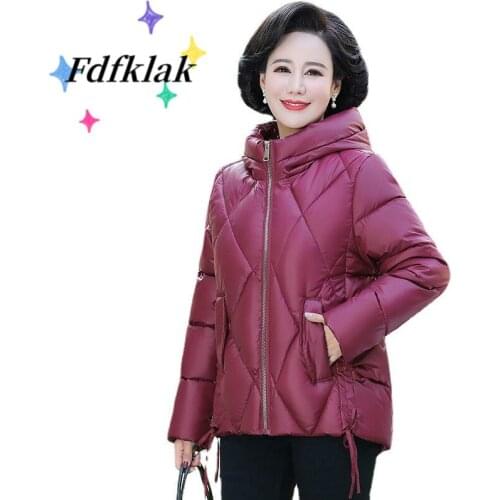 Fdfklak Women's Sheepskin Coats With A Hood China