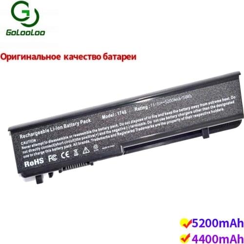 Golooloo 6 cells laptop battery for Dell Studio 17 1745 1747 1749 0W077P 312-0186 0196 A3582354 A3582355 M905P M909P N855P