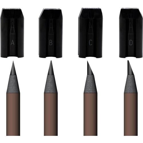 4 in 1 Duckbill Eyebrow Pencil Sharpening Tools Permanent Makeup Supplies for Eye brow Pencil Sharpen Tip Thiner
