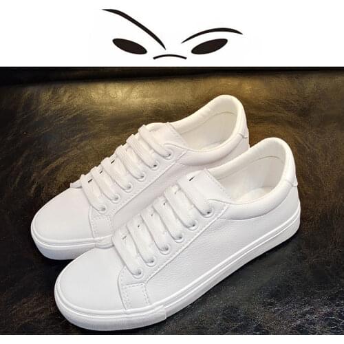 Shoes Leather small white shoes new womens shoes popular 2021 spring flat white shoes